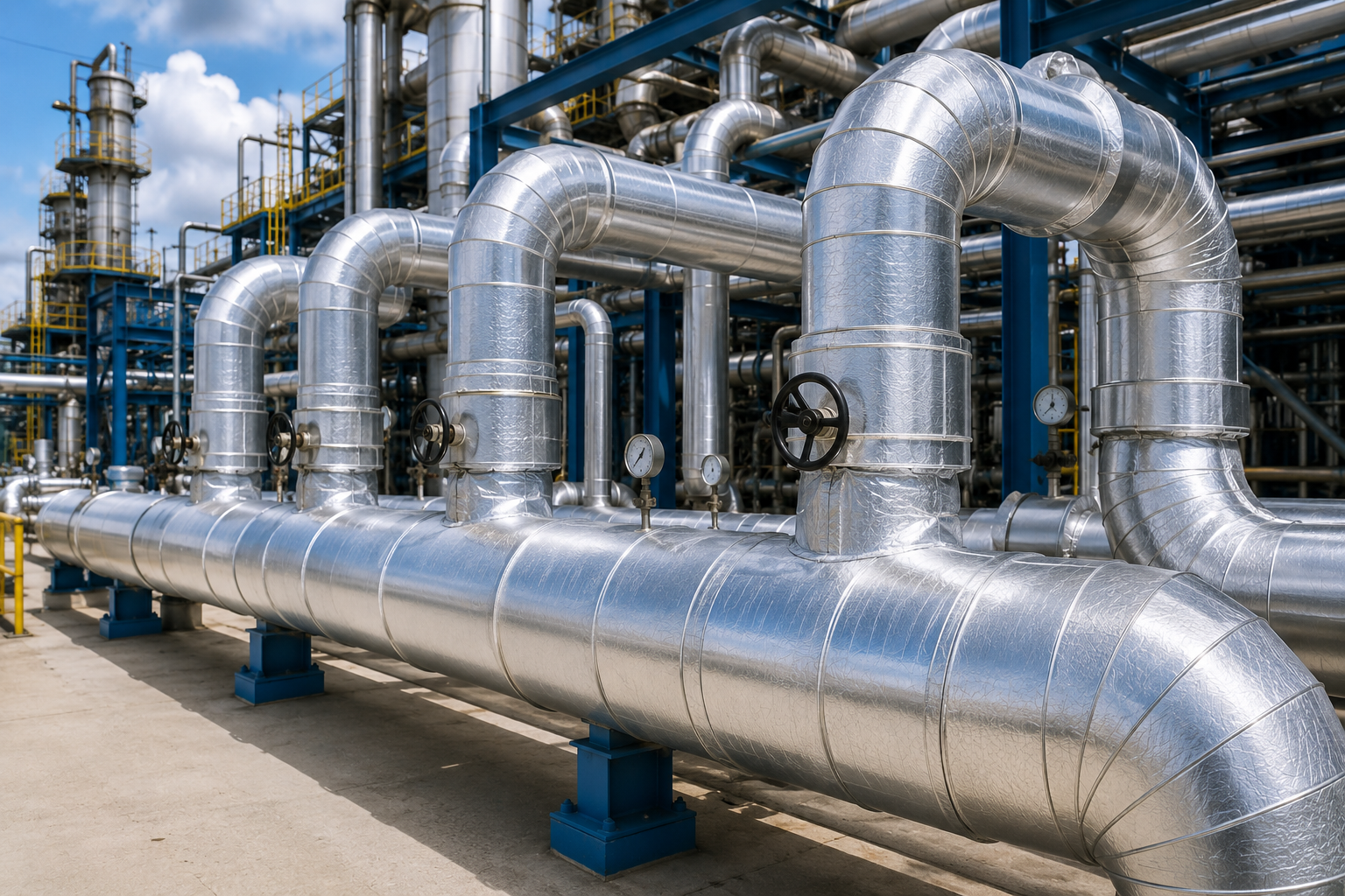 Hot Pipe Line Insulation Contractor